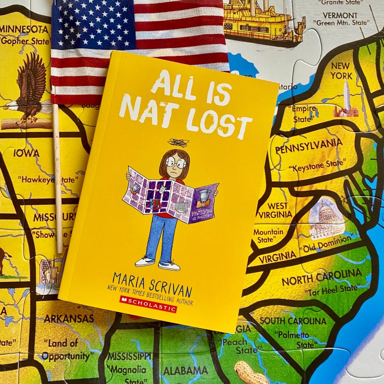 All is Nat Lost: A Graphic Novel (Nat Enough #5) by Maria Scrivan | Book Review